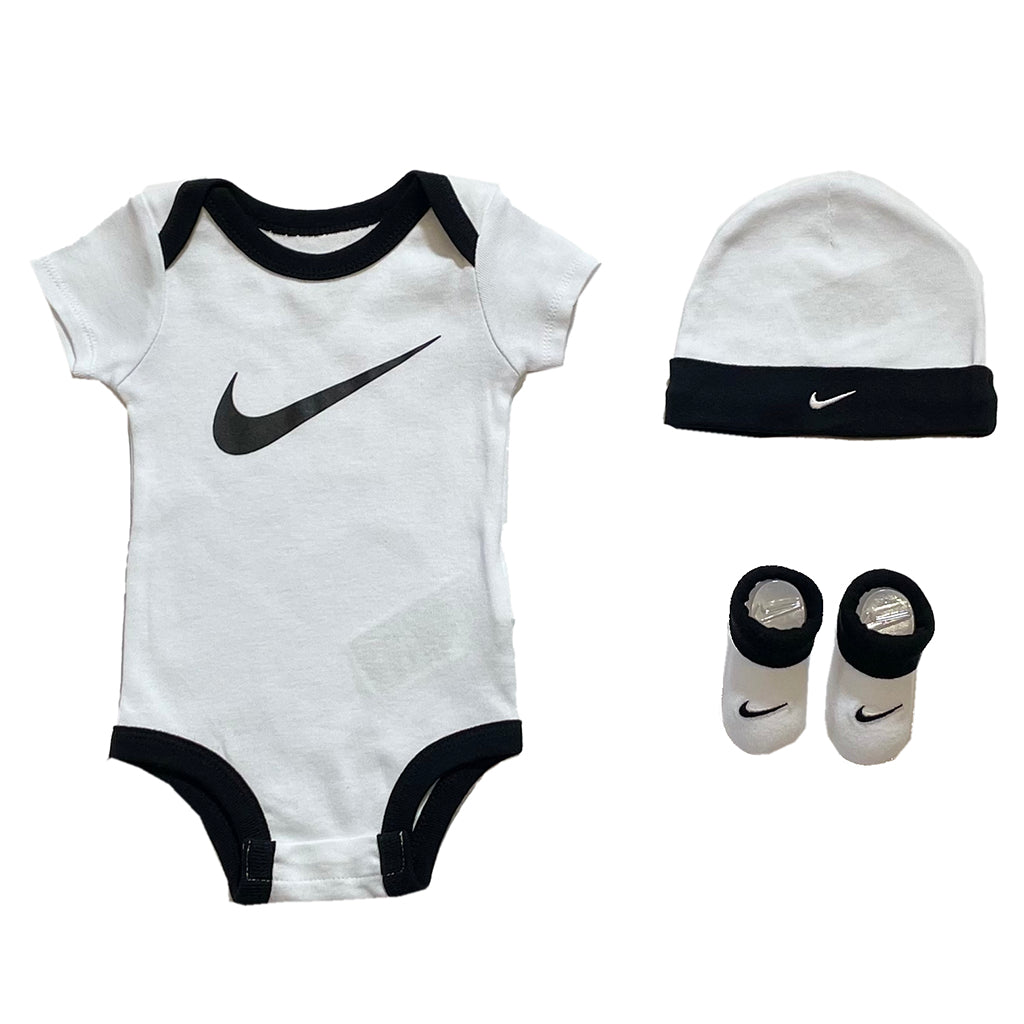 Baby White 3 Piece Set - Baby Clothes, White Onesie Set for Boys and Girls