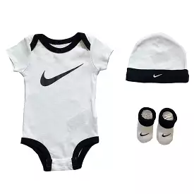 Baby White 3 Piece Set - Baby Clothes, White Onesie Set for Boys and Girls