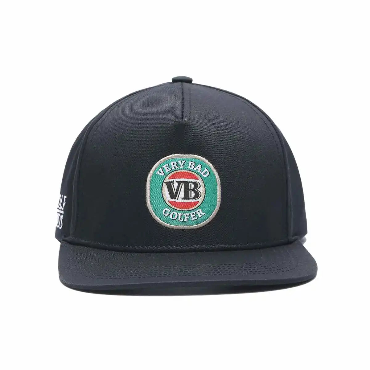 Bad Golfer Black SnapBack Golf Hat - Flat Brim