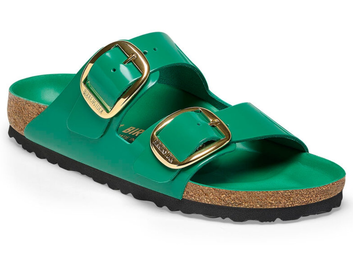 Birkenstock Arizona Big Buckle High-Shine Digital Green sandals