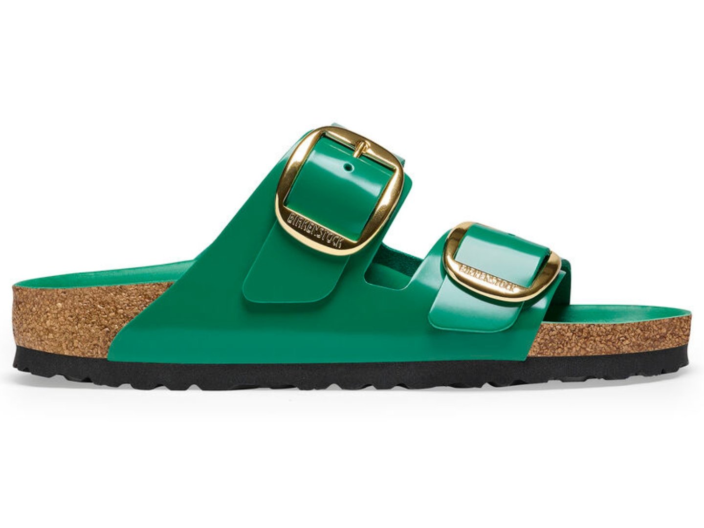 Birkenstock Arizona Big Buckle High-Shine Digital Green sandals