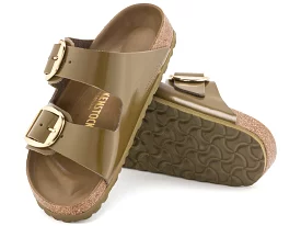 Birkenstock Arizona Big Buckle High Shine Mud Green