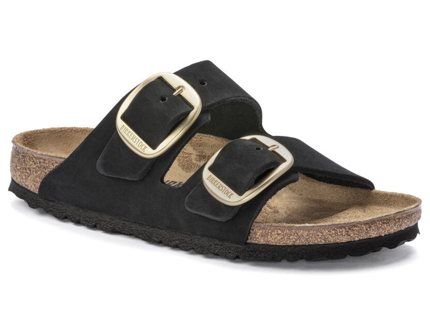 Birkenstock Arizona Big Buckle Nubuck Black