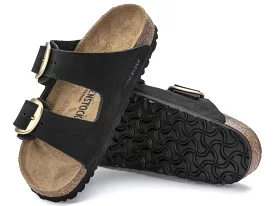 Birkenstock Arizona Big Buckle Nubuck Black