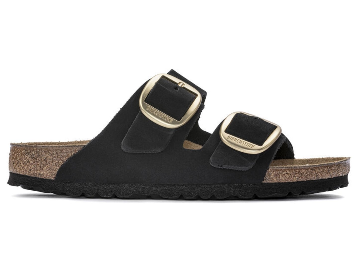 Birkenstock Arizona Big Buckle Nubuck Black