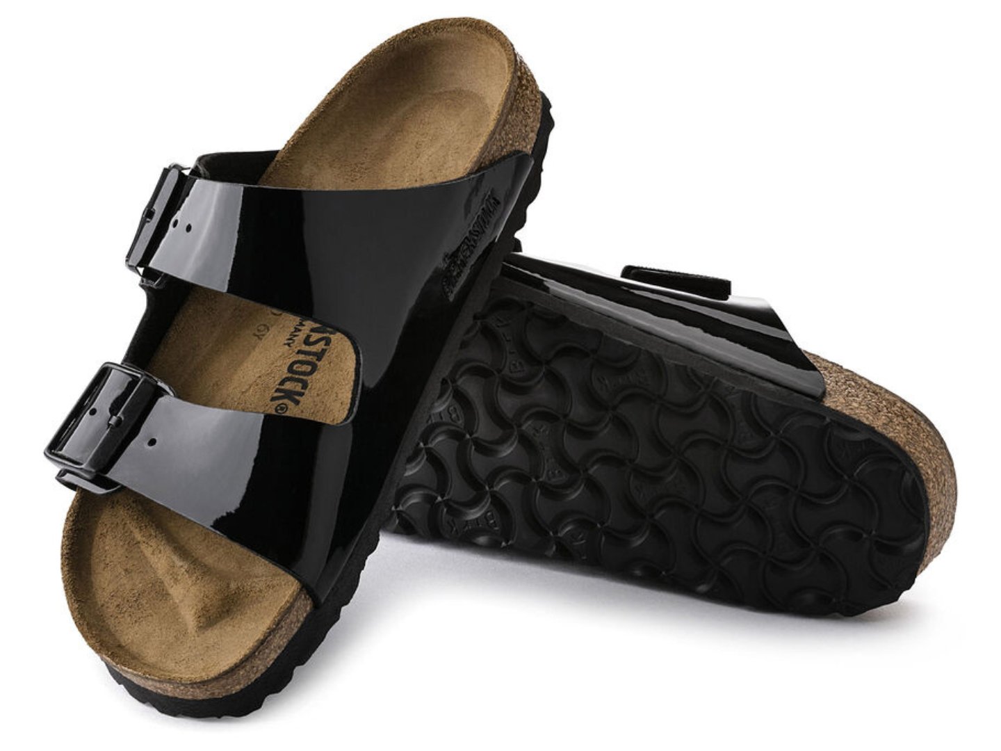 Birkenstock Arizona Birko-Flor Patent Black - Shop now