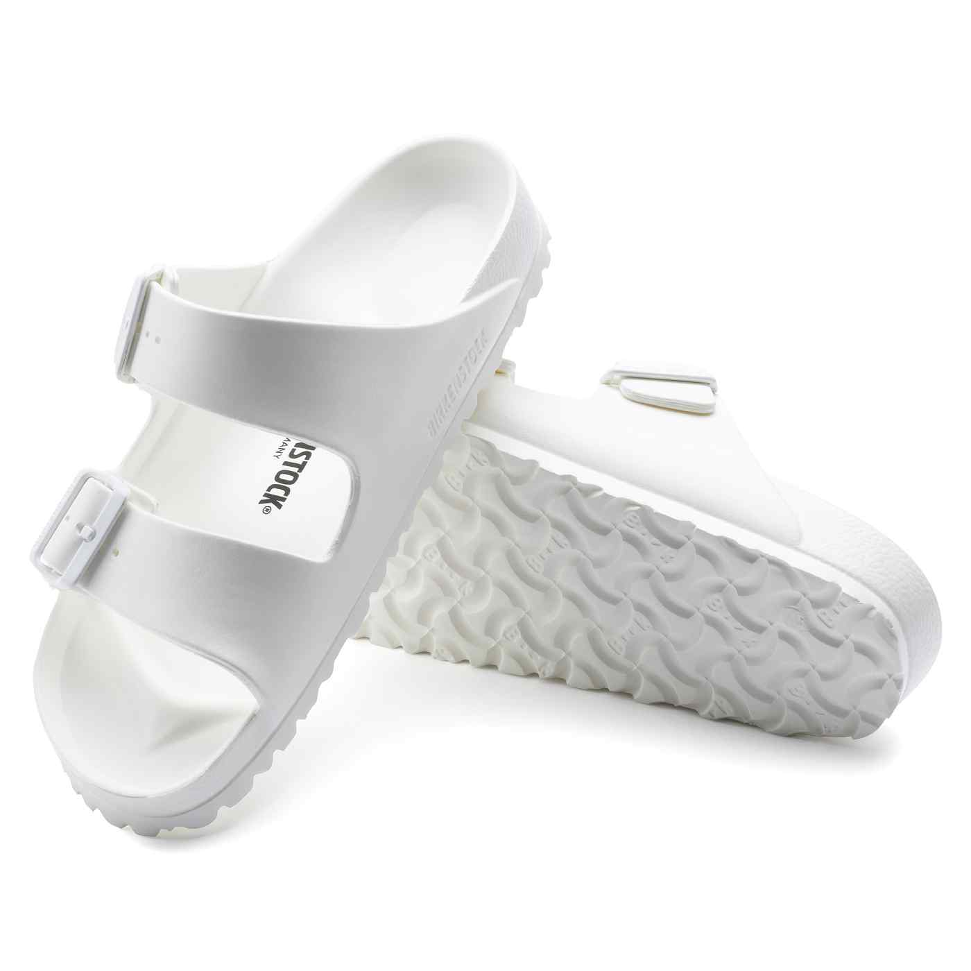 Birkenstock Arizona EVAs - White Narrow