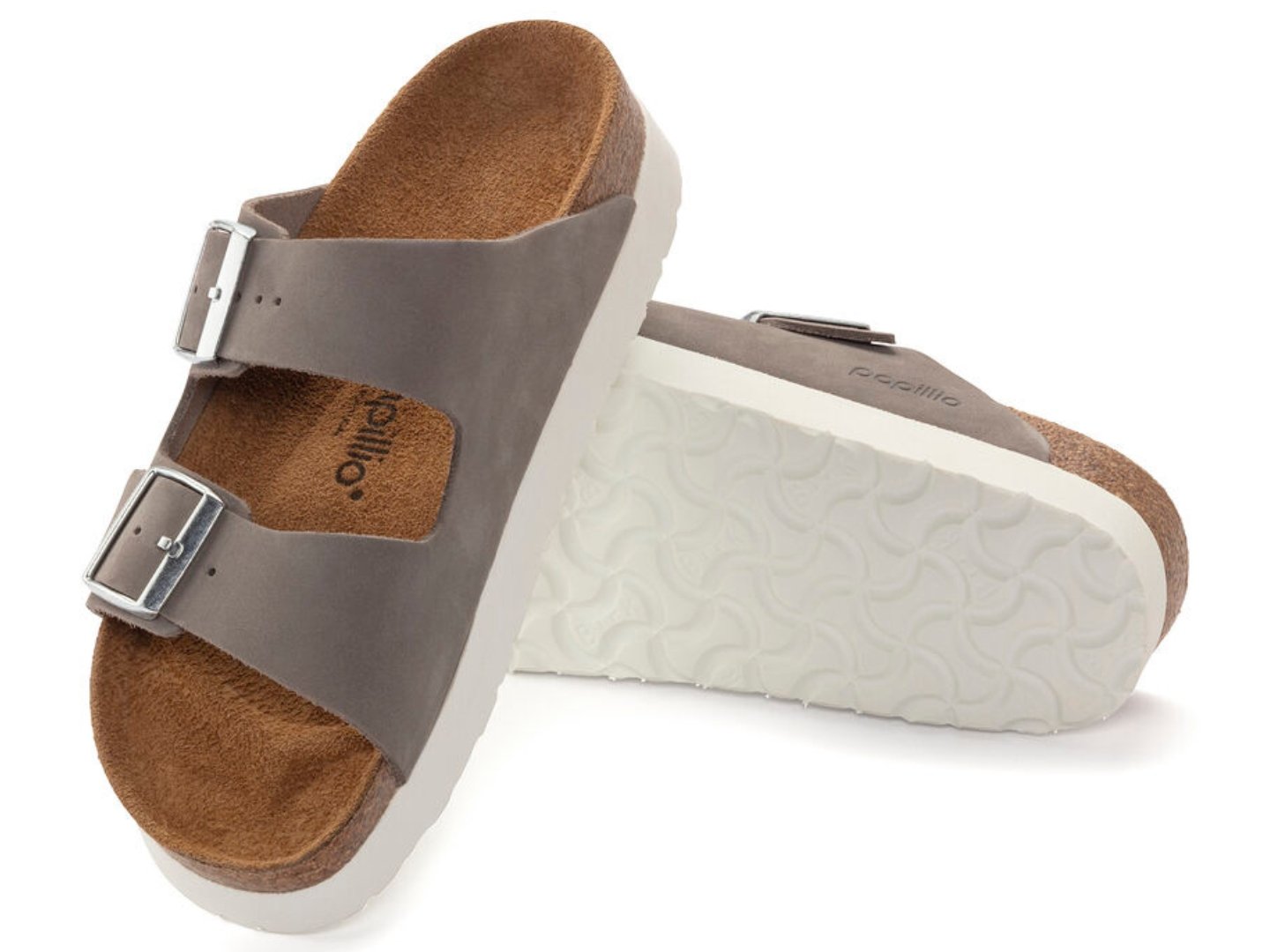 Birkenstock Arizona Platform - Dove Grey