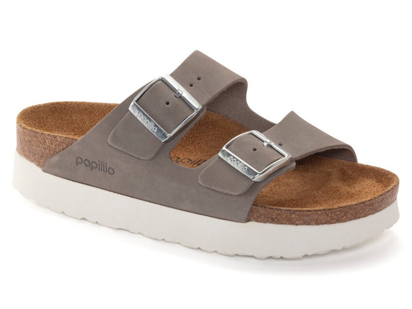 Birkenstock Arizona Platform - Dove Grey