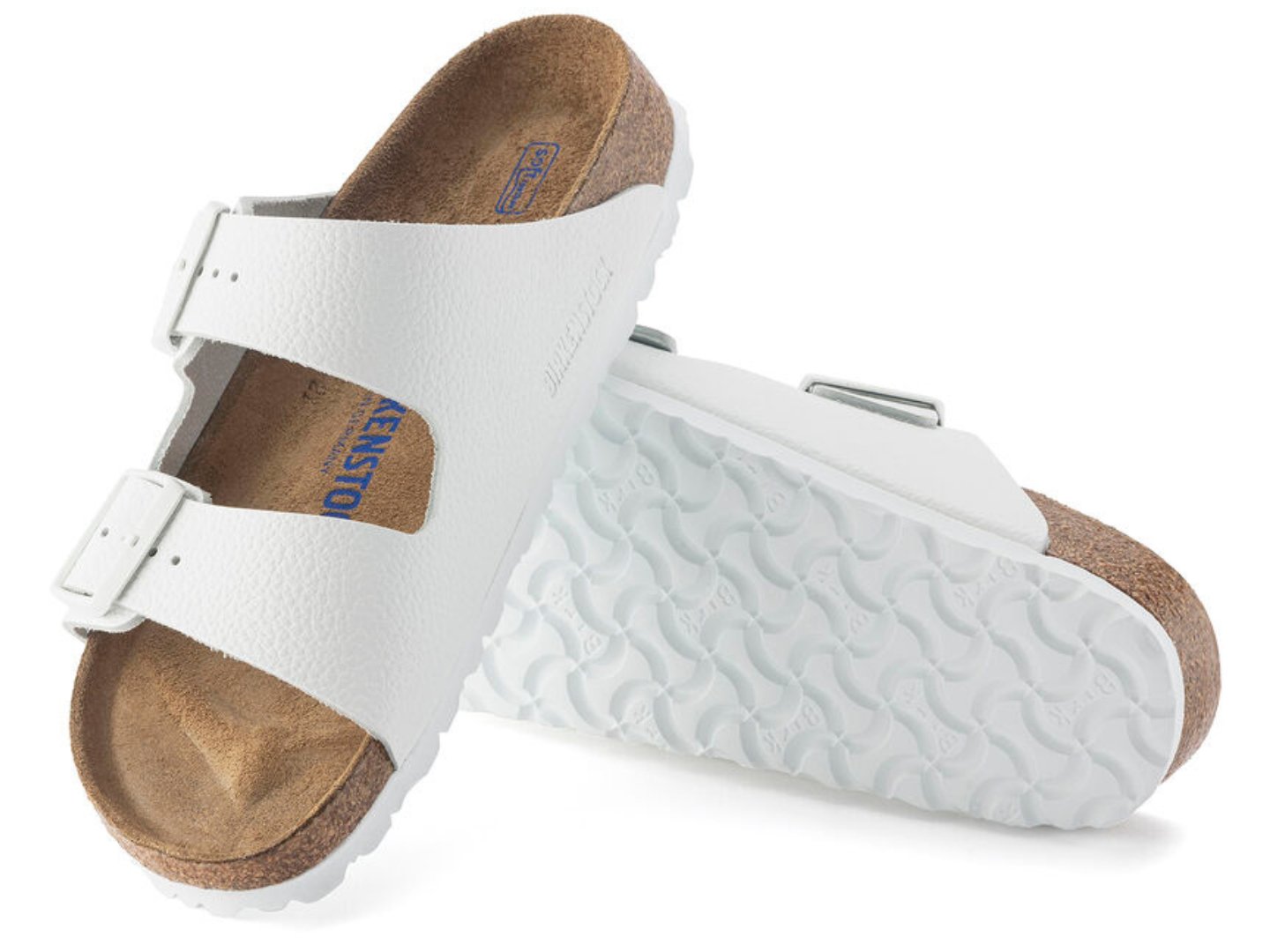 Birkenstock Arizona SFB White Leather - Buy Now