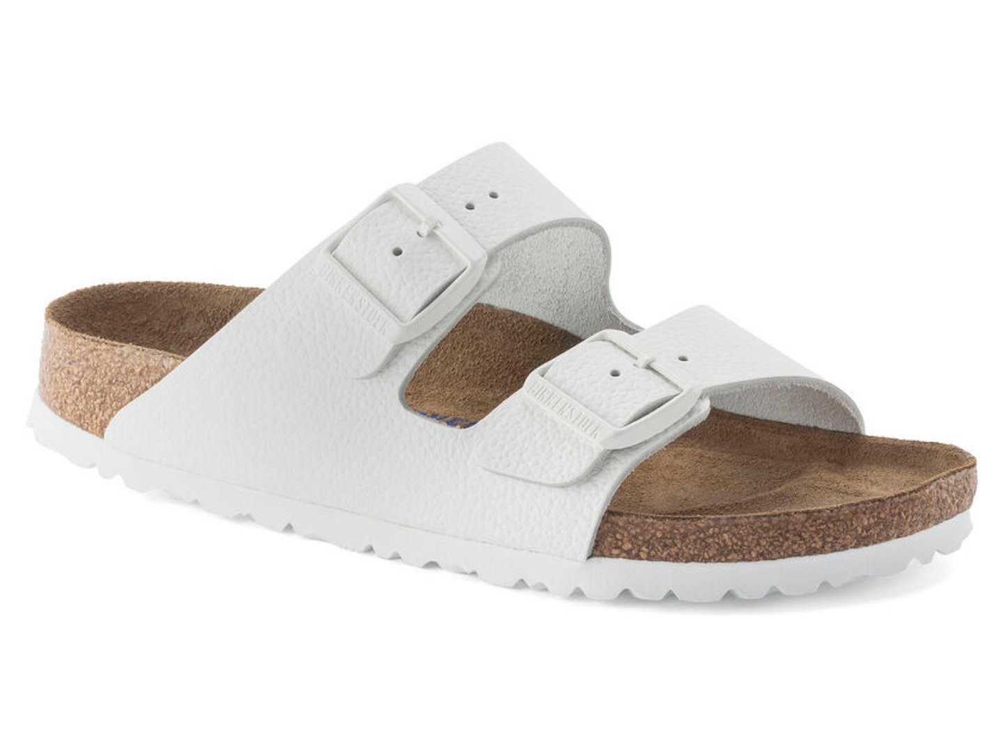 Birkenstock Arizona SFB White Leather - Buy Now