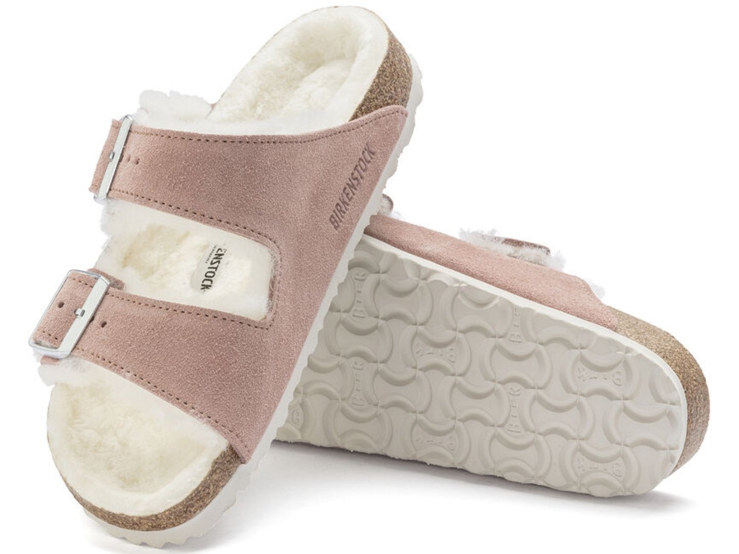 Birkenstock Arizona Shearling Pink Clay