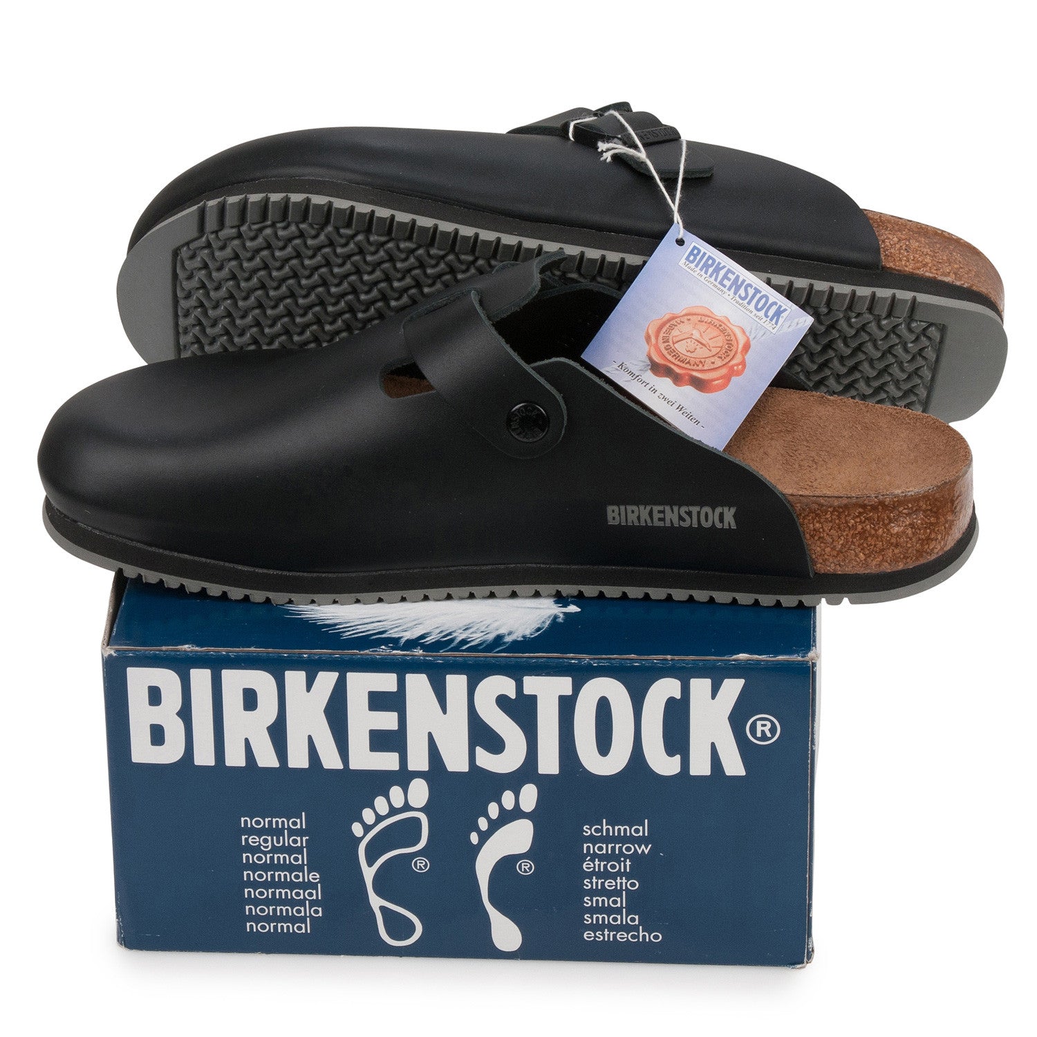 Birkenstock Boston Black - Professional Super Grip