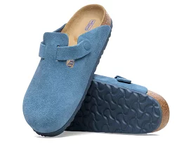 Birkenstock Boston SFB Elemental Blue - Shop Now