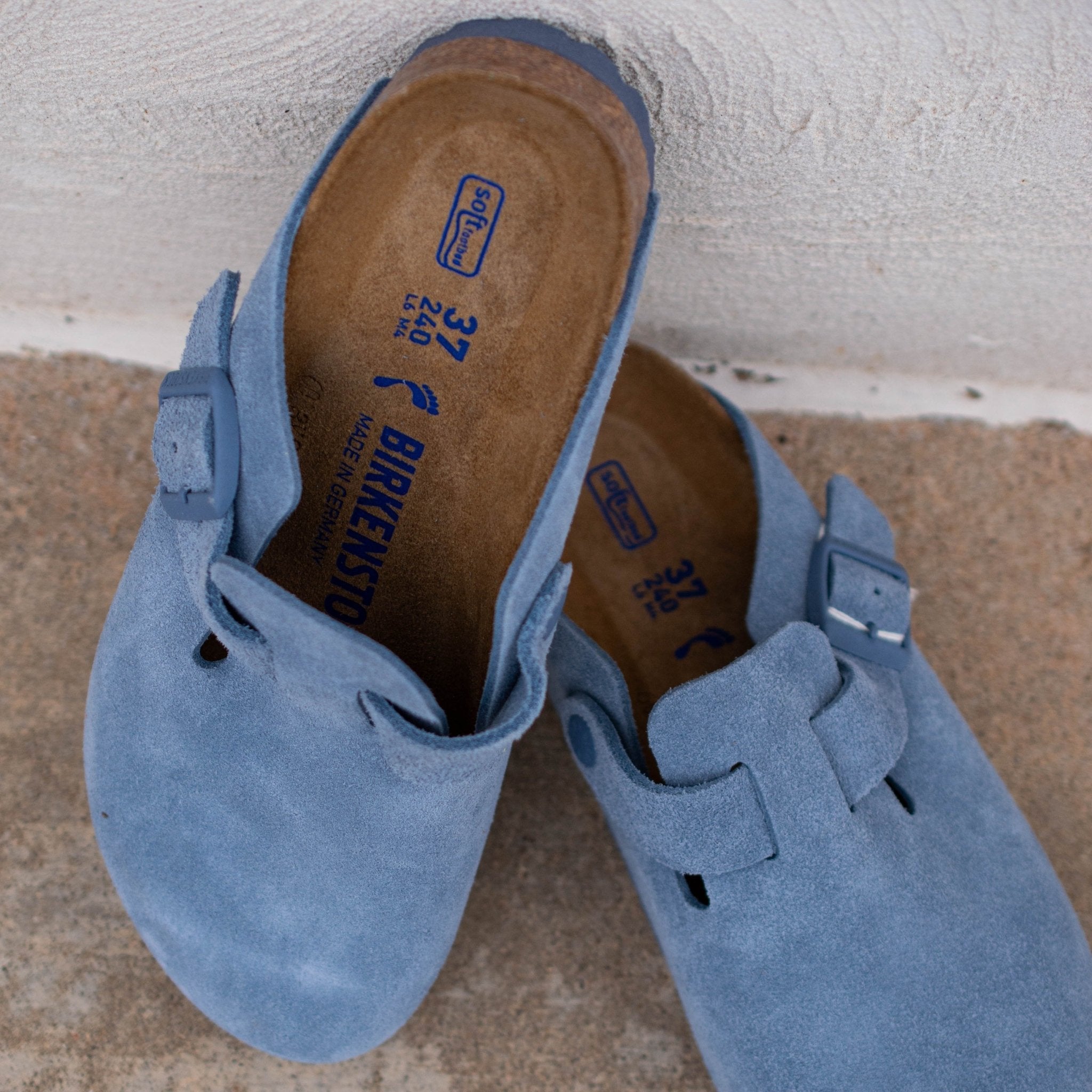 Birkenstock Boston SFB Elemental Blue - Shop Now