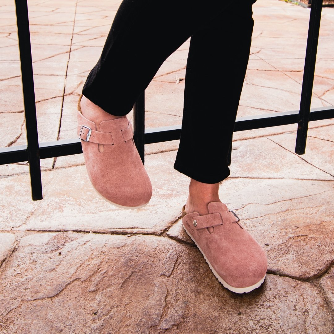 Birkenstock Boston SFB Pink Clay - Find Great Deals Now