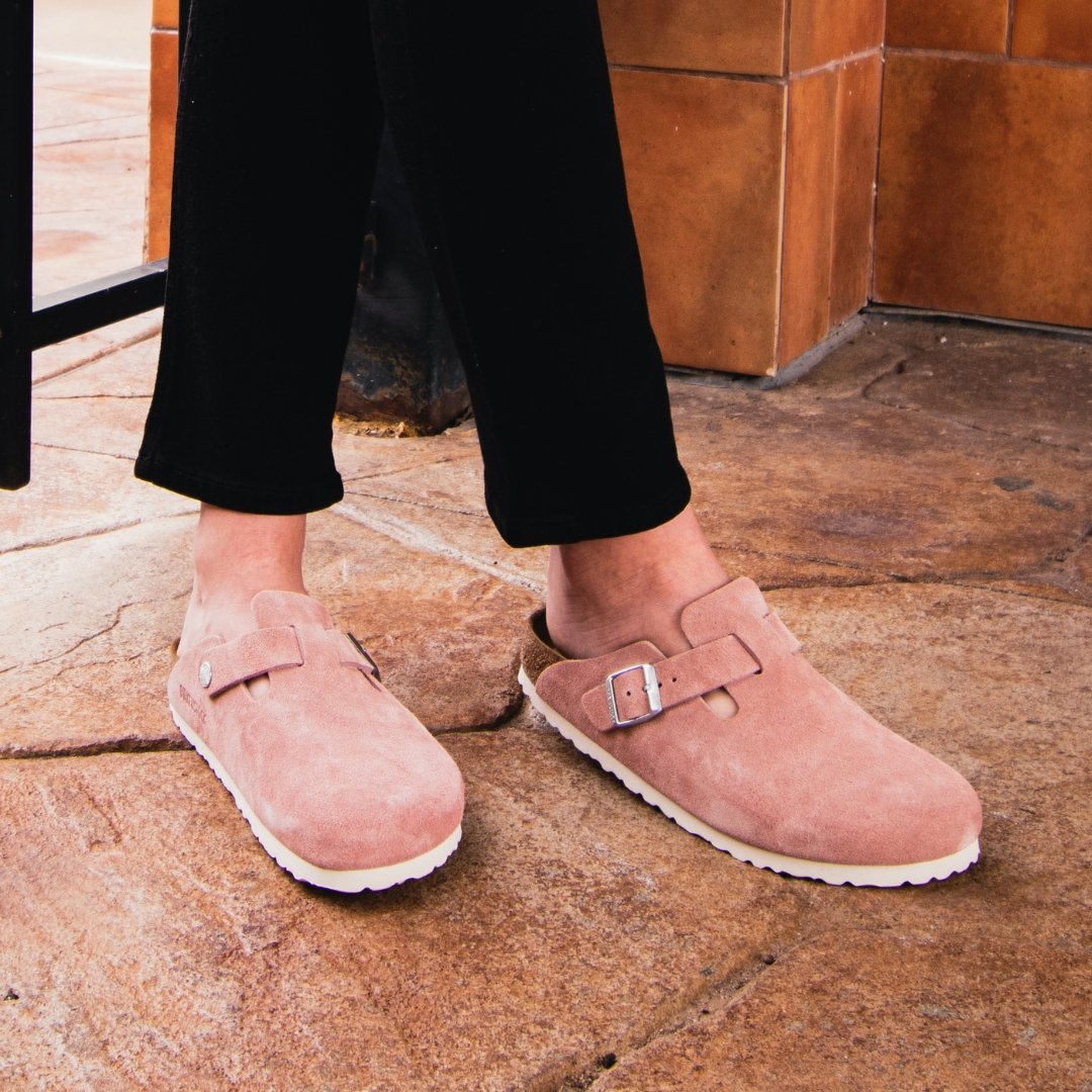 Birkenstock Boston SFB Pink Clay - Find Great Deals Now