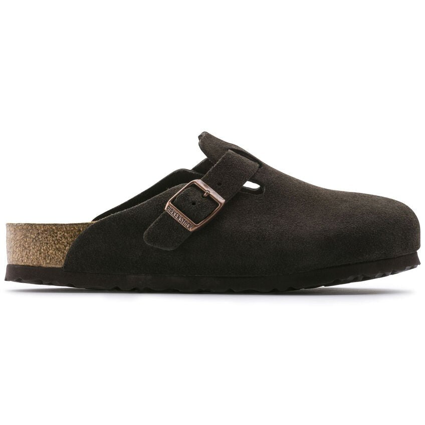 Birkenstock Boston Soft Footbed Mocha Suede - Online Shopping