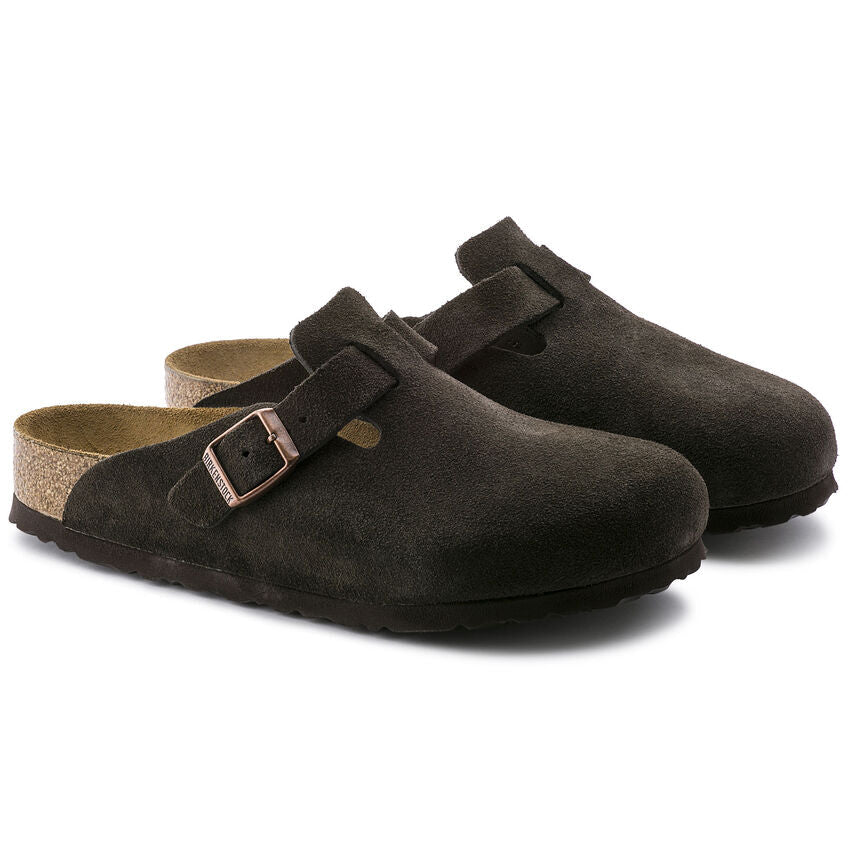 Birkenstock Boston Soft Footbed Mocha Suede - Online Shopping