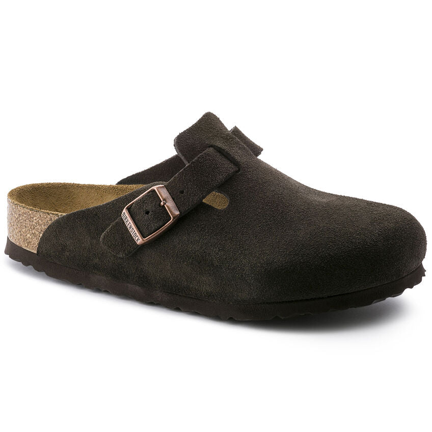 Birkenstock Boston Soft Footbed Mocha Suede - Online Shopping