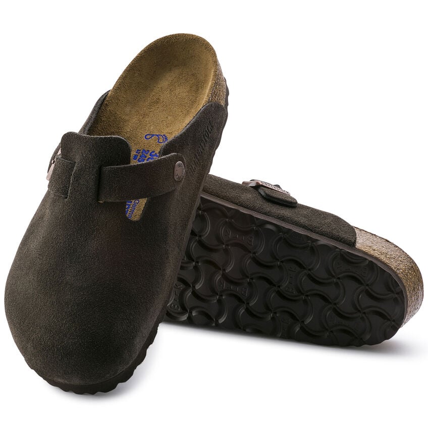 Birkenstock Boston Soft Footbed Mocha Suede - Online Shopping