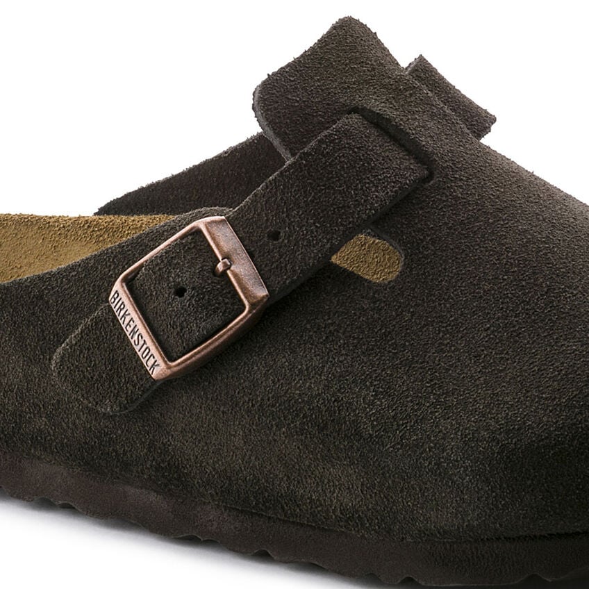 Birkenstock Boston Soft Footbed Mocha Suede - Online Shopping