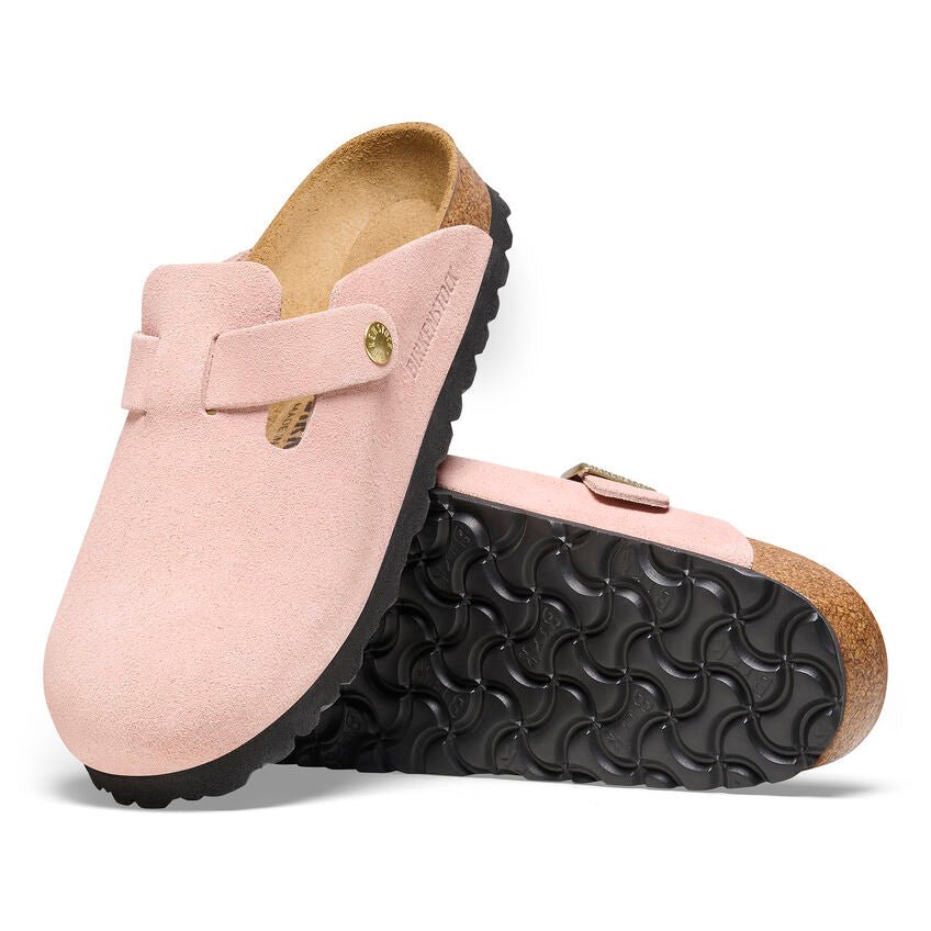 Birkenstock Boston Women's - Light Rose Suede