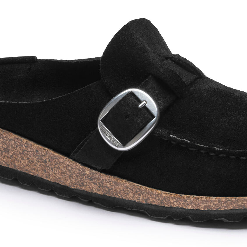 Birkenstock Buckley Black Suede Narrow - Women's.