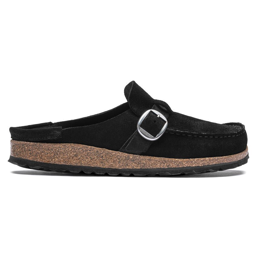 Birkenstock Buckley Black Suede Narrow - Women's.