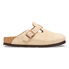 Birkenstock clogs Boston - Latte Cream Suede