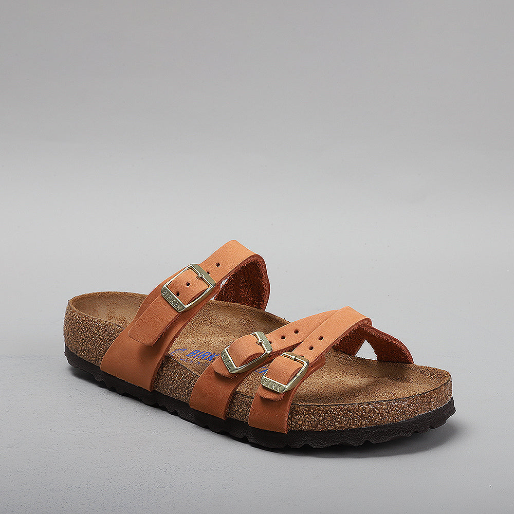 Birkenstock Franca Pecan Nubuck Leather