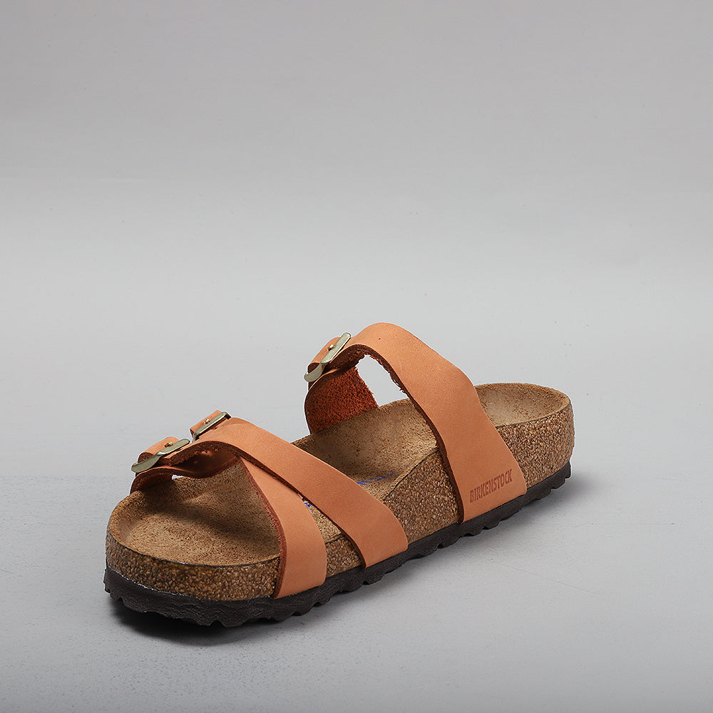 Birkenstock Franca Pecan Nubuck Leather