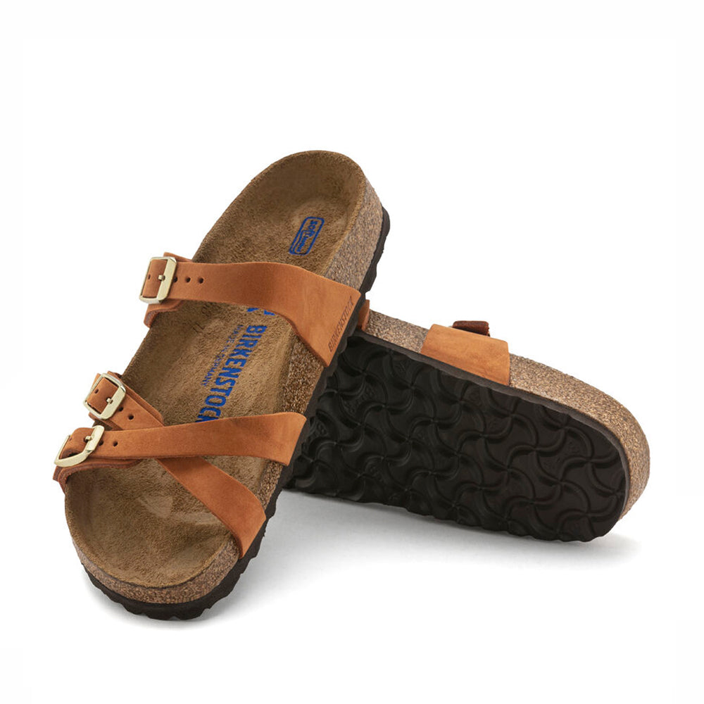 Birkenstock Franca Pecan Nubuck Leather