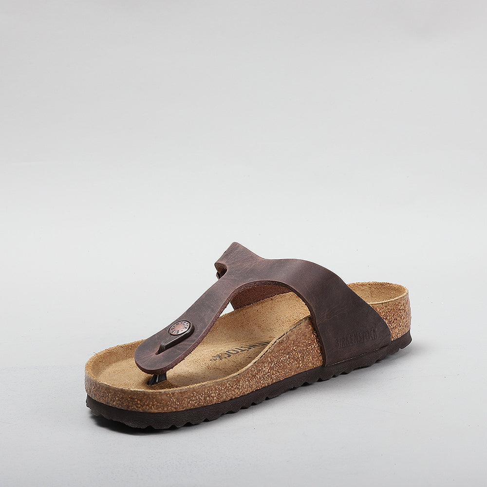 Birkenstock Gizeh 743831 Oil Habana Leather - Buy Online Now!