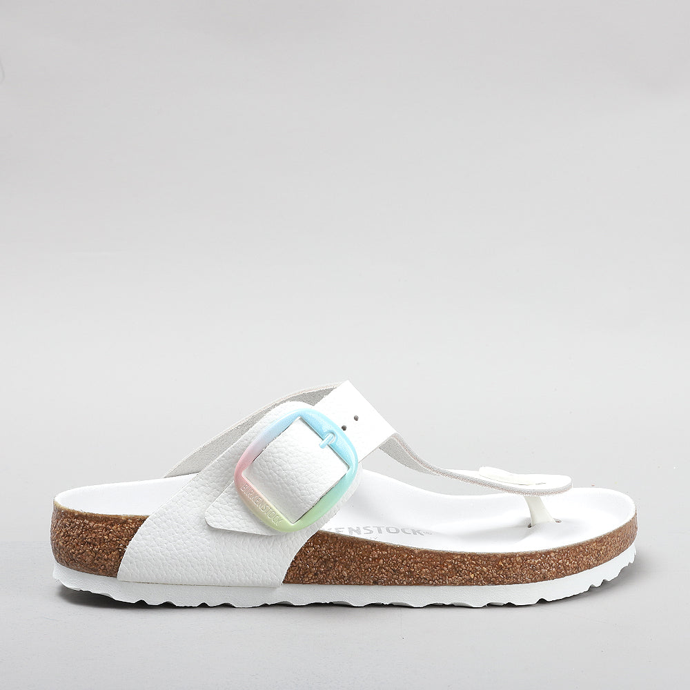 Birkenstock Gizeh Big Buckle Ombre White Smooth Leather - 1021055