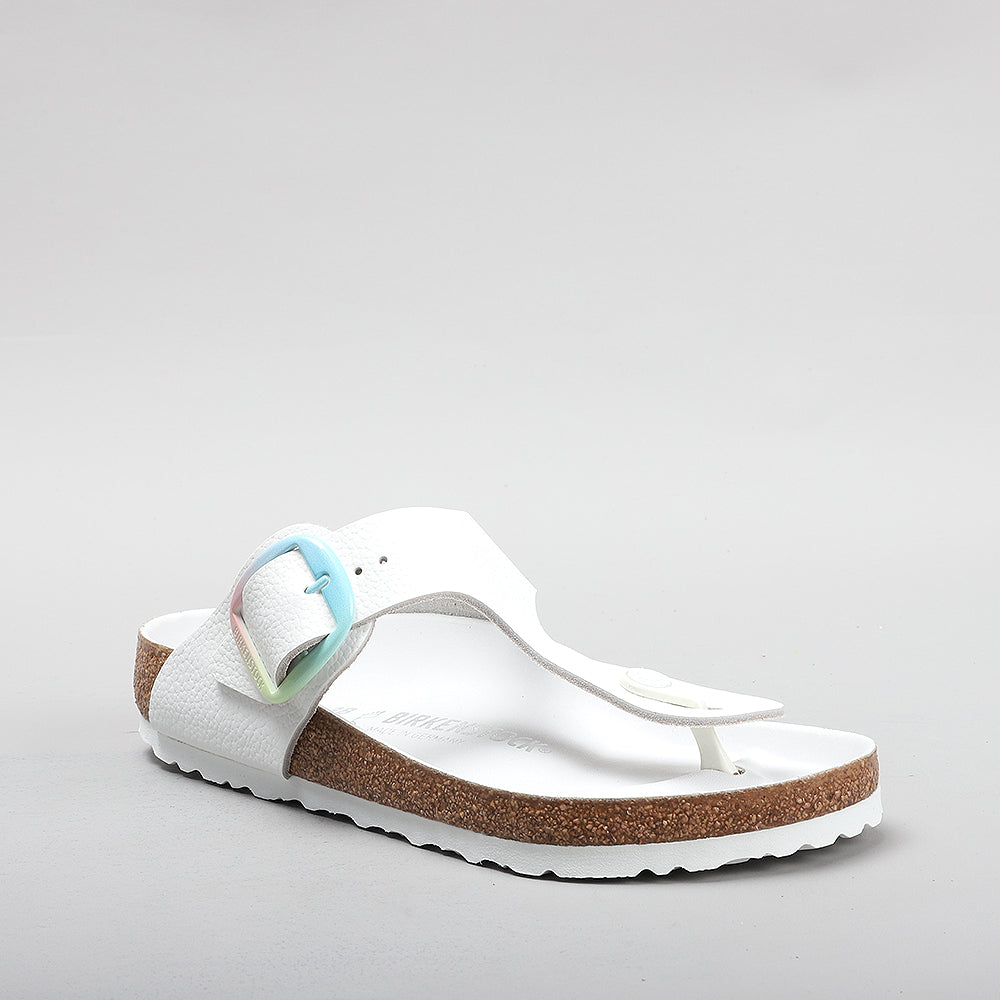 Birkenstock Gizeh Big Buckle Ombre White Smooth Leather - 1021055