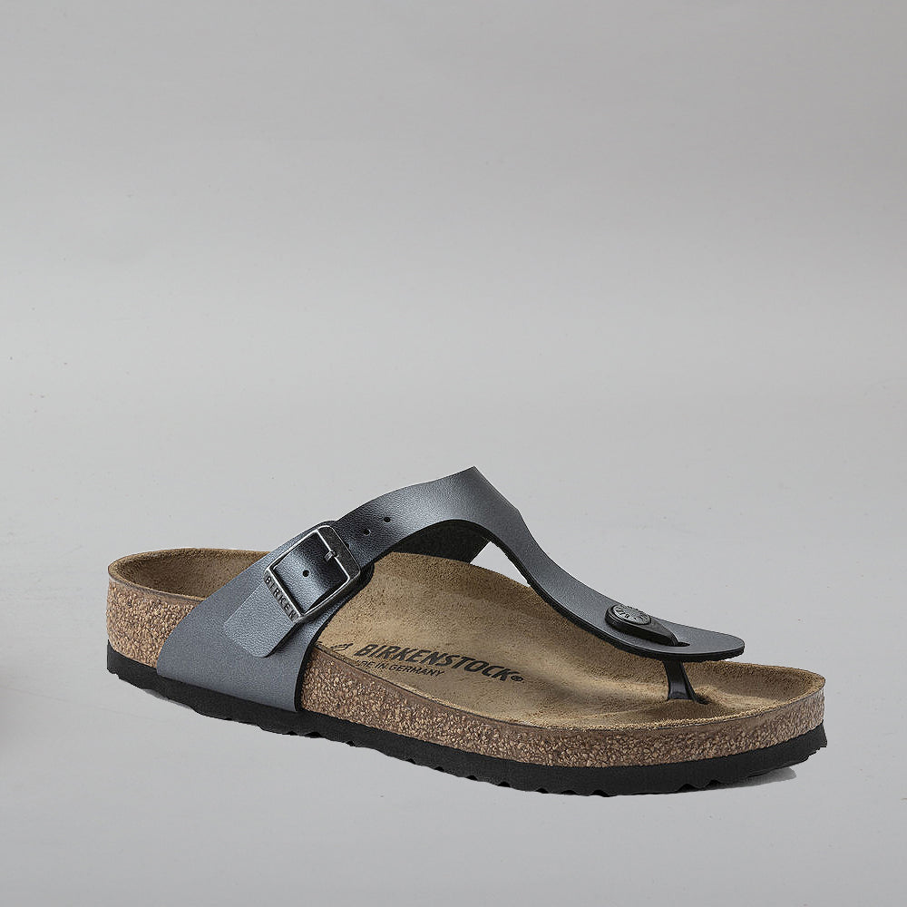 BIRKENSTOCK GIZEH Metallic Black Sandals