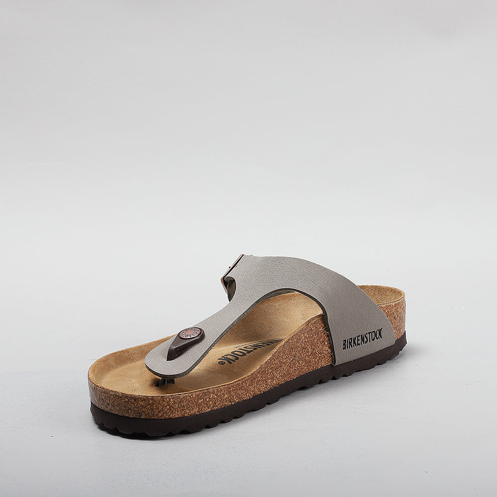 BIRKENSTOCK GIZEH sandals, BFBC version, in STONE color.