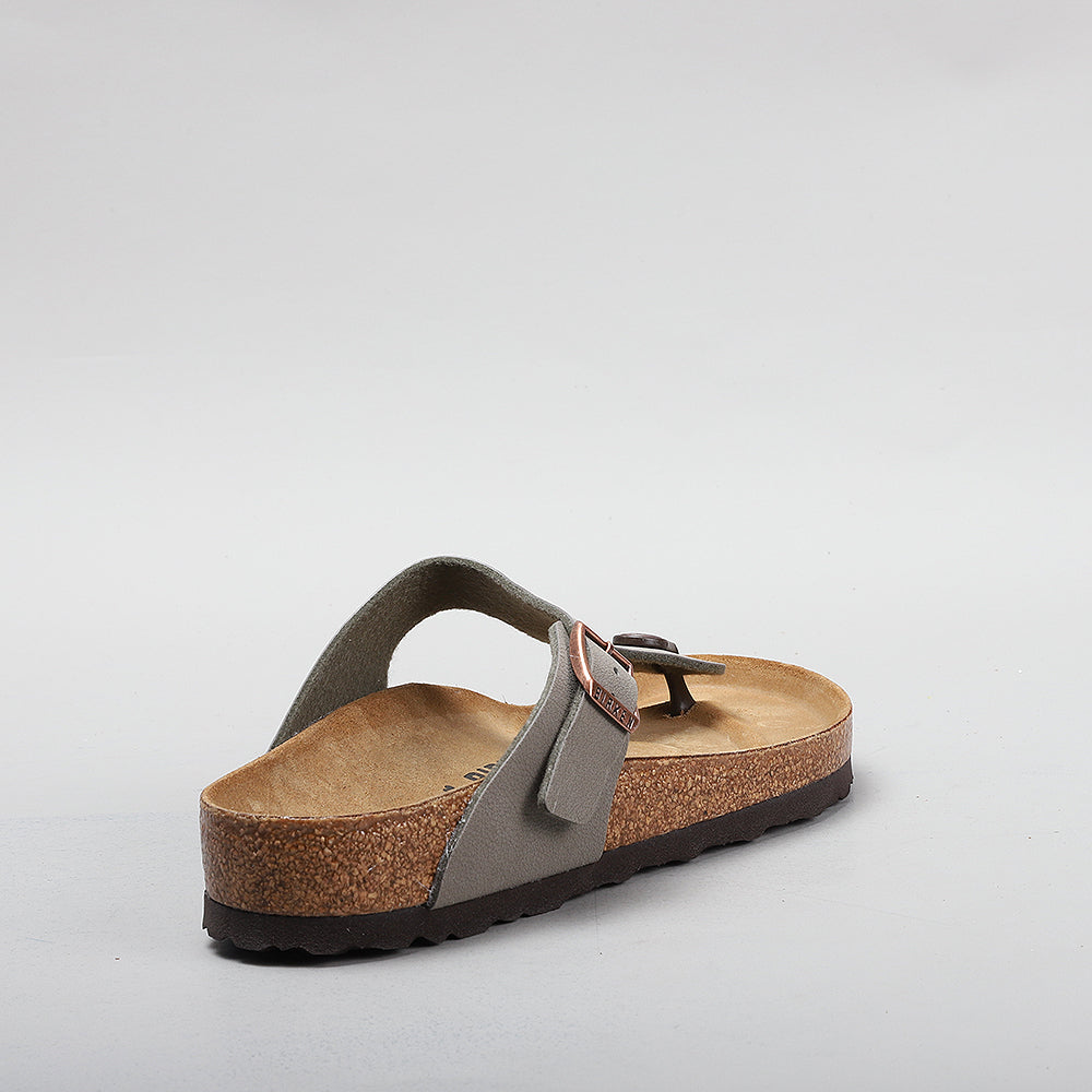 BIRKENSTOCK GIZEH sandals, BFBC version, in STONE color.