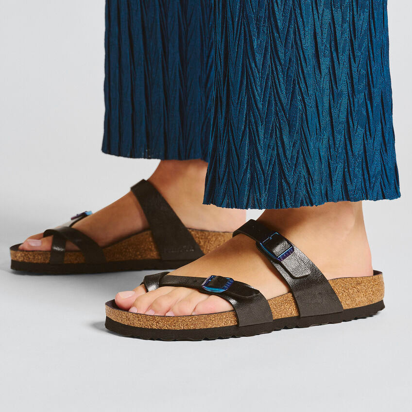 birkenstock mayari 1025259 graceful licorice narrow sandals