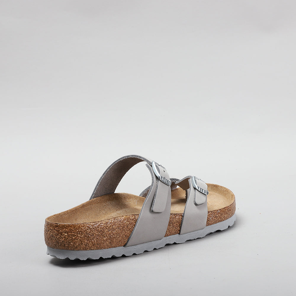 Birkenstock Mayari Sandals in Dove Grey Nubuck Leather - SKU 1023577 SFB