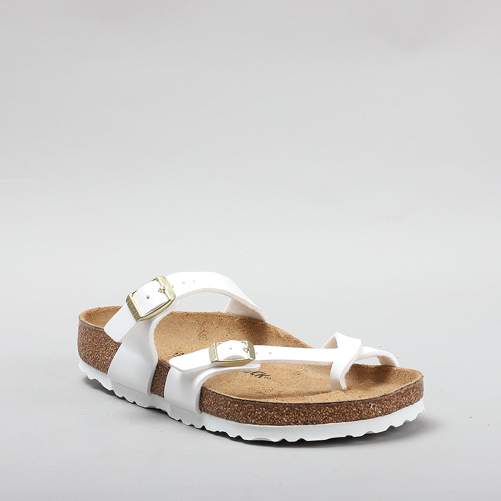 Birkenstock Mayari White Patent Sandals - 1005280