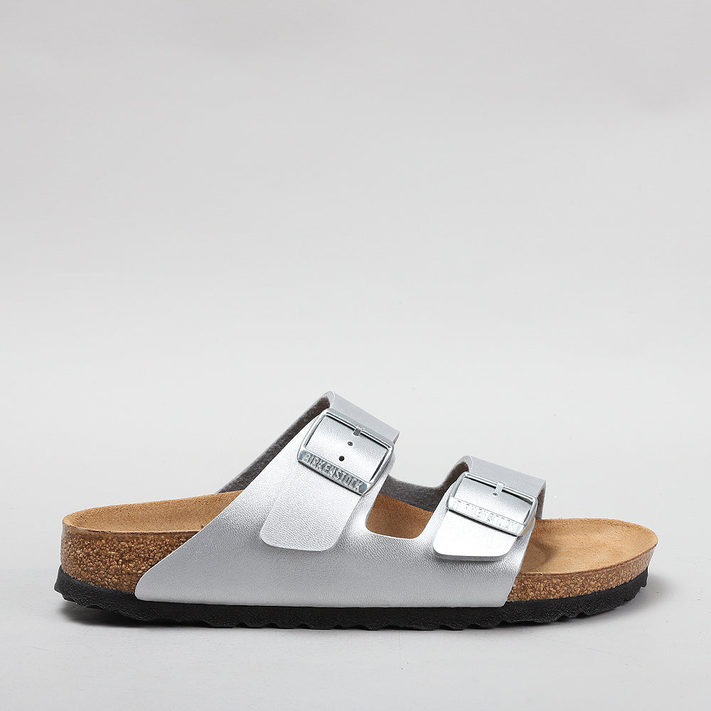 Birkenstock Silver Arizona Narrow Sandals 1012283 BF