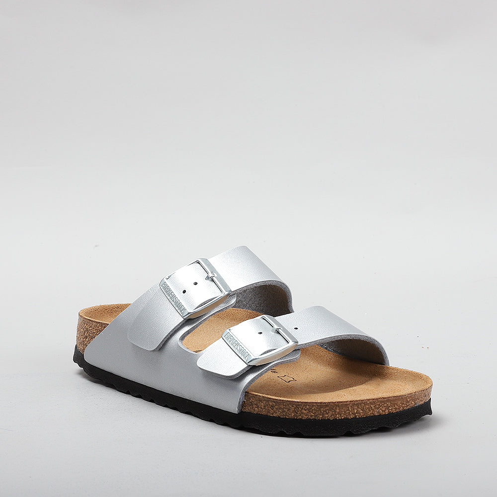 Birkenstock Silver Arizona Narrow Sandals 1012283 BF