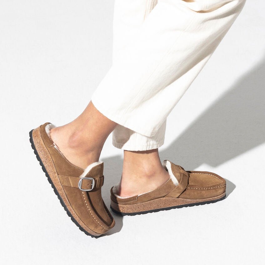 Birkenstock Tea Suede Shearling Women's Buckley