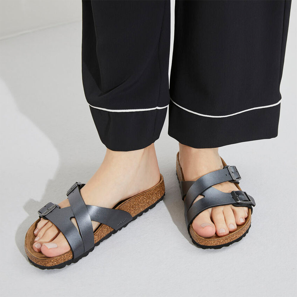 Birkenstock Yao Metallic Black