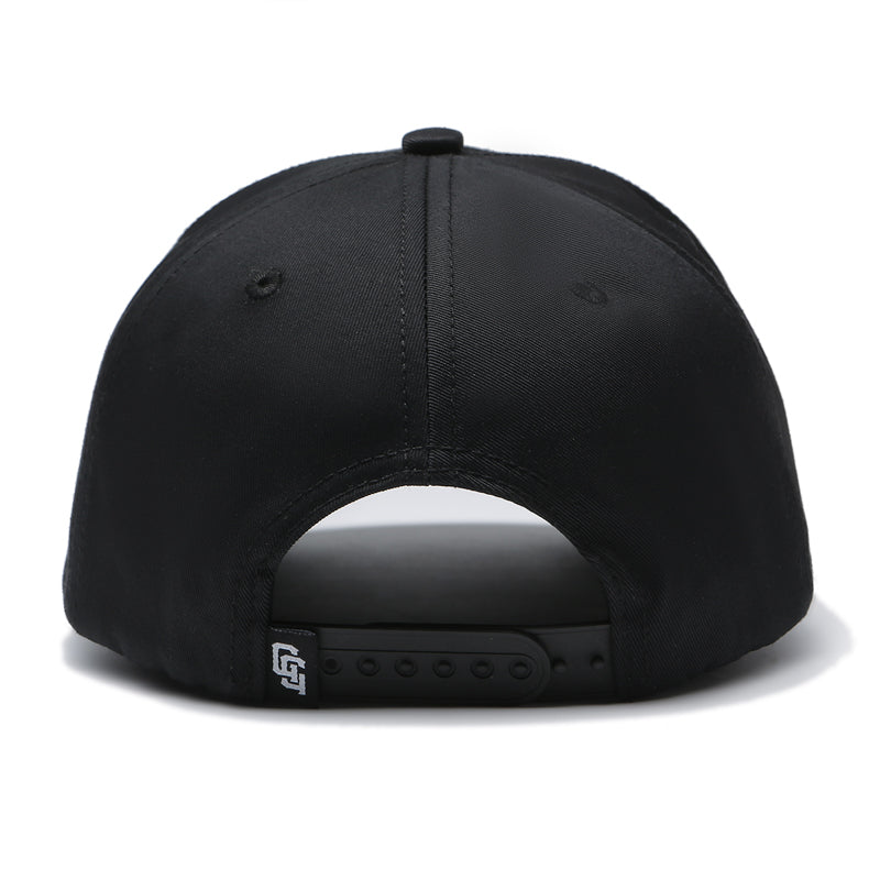 Black Golf Hat with Curved Brim: Cocaine & Hookers