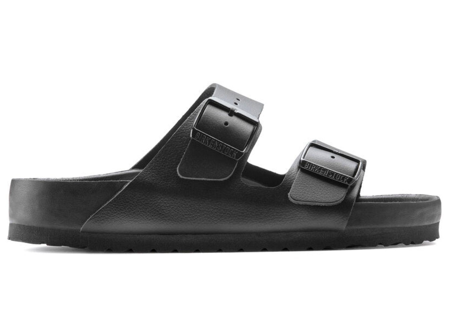 Black Leather Birkenstock Arizona