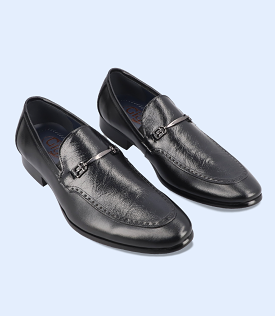 Black Men's Slip-On Formal Shoes