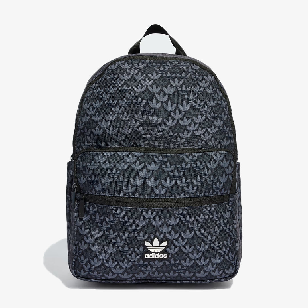 Black Monogram Backpack